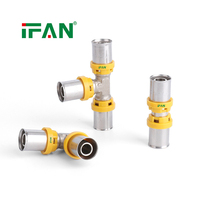 IFAN - Ventes Flash : Matériaux de Plomberie - Raccords de Tuyauterie PEX-AL-PEX Multicouche pour Chauffage par le Sol - Système de Plomberie PEX à Sertissage