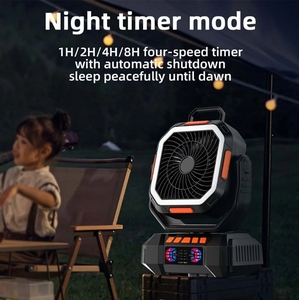 F6พกพา40000มิลลิแอมป์ต่อชั่วโมง F22พาวเวอร์แบงค์รีโมทคอนโทรลพัดลมตั้งแคมป์แบบชาร์จไฟได้รวมทั้งโคมไฟสำหรับบ้านรถยนต์โรงแรมในกรณีฉุกเฉิน - Product Image 5