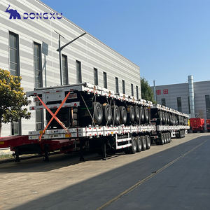 סמי טריילר שטוח להובלת מכולות 2/3/4 סרנים, 20 רגל, 45 רגל, 40 רגל, למכירה - Product Image 5