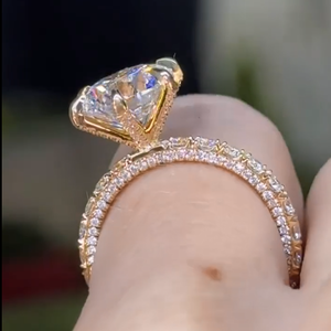 Anillo de Compromiso y Boda de Joyería Fina <span class=keywords><strong>Yoyi</strong></span> con Diamante de 1 Quilate Creado en Laboratorio y Oro de 18K, Certificado IGI - Product Image 1