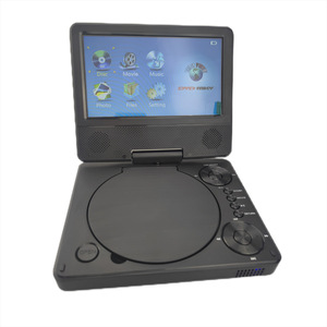 Lecteur DVD HD portable, écran 9 pouces, lecteur vidéo mobile, prend en charge les cartes USB et TF, sortie AV 1080P, télécommande pour les voyages - Product Image 1