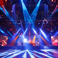 Projecteur LED RGBL 7x20W IP65 étanche 5000lm CCT 2700-7000K DMX512 avec options de lentilles multiples pour éclairage de scène extérieur et divertissement