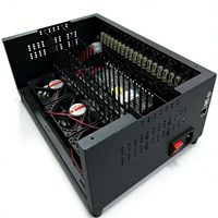 JYWD Caja de Control de 20 Puertos para Teléfonos, Hub USB para Placas Base Android, Sincronización por Lotes, Gestión Unificada de Smartphones