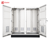 Armoire électrique multi-portes en acier EControl, avec étagères, ventilée, indice de protection IP65, revêtement en poudre (personnalisation complète en usine)