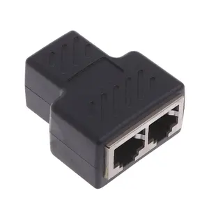 Adaptador divisor RJ45 de 1 a 2 vías, acoplador divisor Ethernet, enchufe para Play, convertidor extensor Ethernet para ordenador portátil, fácil instalación - Product Image 3