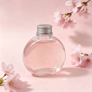 Bouteille vide en PET PCR PLA transparente de 300 ml (10 oz) avec bouchon à vis en aluminium pour jus, lait et eau - Product Image 5