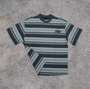 Camiseta de Alta Calidad para Hombre, Estilo Casual, Lavado Ácido, Cuello Redondo, Hombros Caídos, Tejido Grueso de 210g, Poliéster/Algodón - Product Image 6