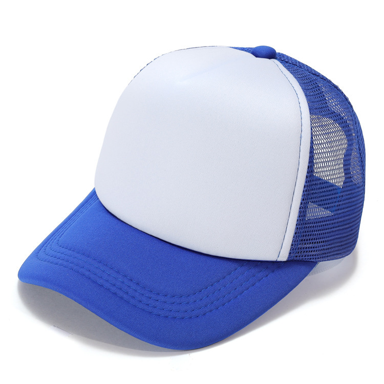 Blanc et bleu roi