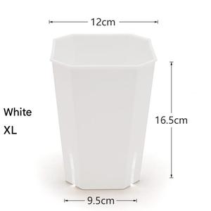 <span class=keywords><strong>Pot</strong></span> Macetas carré en plastique Transparent à fente haute pour la décoration de jardin à la maison plante de bonsaï et jardinières de fleurs succulentes - Product Image 3