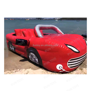 Jet ski gonflable électrique pour enfants, jouet aquatique sûr avec propulseur électrique, en vinyle/PVC, pour utilisation en extérieur sur lac et piscine - Product Image 4