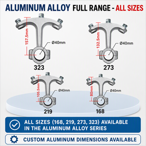 Hochpräzise Aluminiumguss-Zwischenstütze 219mm für Schneckenförderer-Aufhängelager <span class=keywords><strong>VAM</strong></span> SICOMA Universell Kompatibel 90741 - Product Image 4
