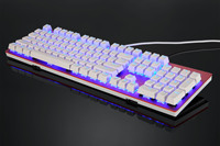 New Private Mould OEM Computer Gamer RGB Mechanical Keyboard for Gaming with Double Injection Keycaps