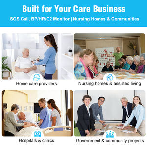 Reloj <span class=keywords><strong>GPS</strong></span> L58PRO para Monitoreo de Salud de Personas Mayores con Monitor de Frecuencia Cardíaca y SpO2, Rastreador de Actividad Física, Tarjeta SIM, Resistente al Agua IP67 - Product Image 4