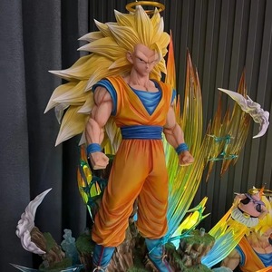 Nouvelle sortie 2024, figurine d'<span class=keywords><strong>action</strong></span> en résine Goku Saiyan de l'anime DBZ, jouet de collection pour garçons - Product Image 3