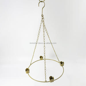 Kim loại hình trái tim người giữ ngọn nến sắt người giữ ngọn nến với xử lý trắng đen và hồng - Product Image 4