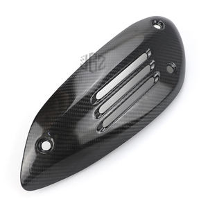 Silenciador de tubo de <span class=keywords><strong>escape</strong></span> de fibra de carbono Real <span class=keywords><strong>para</strong></span> motocicleta, protector térmico de aislamiento <span class=keywords><strong>para</strong></span> <span class=keywords><strong>VESPA</strong></span> GTS <span class=keywords><strong>200</strong></span> 250 300 2013-2020 - Product Image 6