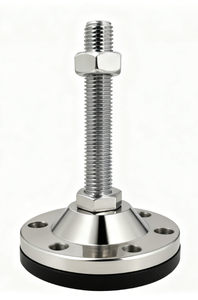 Nivelador de Patas Ajustable de Acero Inoxidable, Diámetro de la Tapa de 12 mm, Cabeza Hexagonal Cromada, Rosca Métrica - Product Image 4