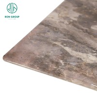 Dessus de table carrés chinois personnalisés de haute qualité en ardoise pour les cafés Ensembles de table d'hôtel de restaurant moderne pour un usage commercial