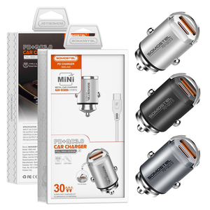 <span class=keywords><strong>Chargeur</strong></span> de voiture portable SOMOSTEL SMS-<span class=keywords><strong>A40</strong></span> en alliage d'aluminium, mini 30W, avec anneau de traction, charge rapide, <span class=keywords><strong>chargeur</strong></span> de batterie de voiture - Product Image 1