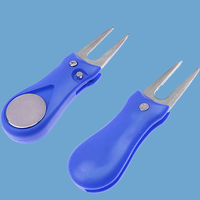 Vente en gros Outil Divot de golf Fourche de golf pliable en ABS Accessoires de golf Fourchette verte