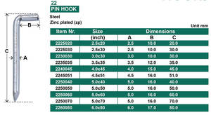 Vis à tête carrée en L, zinguées, personnalisées OEM ODM, 2,5 mm-6 mm, tournevis en acier - Product Image 2
