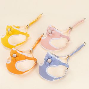 Correa para perro estilo chaleco, arnés de pecho para perros pequeños tipo Teddy Bichon Frise, cuerda para pasear gatos y conejos, cadena, artículos para mascotas - Product Image 3