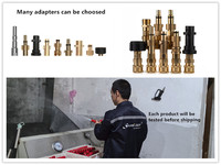 Lance à mousse pour lavage auto, pistolet à mousse noir pour nettoyeur haute pression, canon à mousse pour pulvérisateur à gâchette