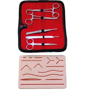 Wholesale Complete Suture Kit Skin Suture Practice kit with Suture Pad With Wounds