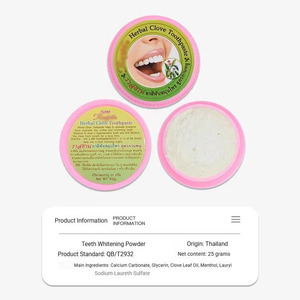 Pasta Dental en Polvo <span class=keywords><strong>de</strong></span> Aceite <span class=keywords><strong>de</strong></span> <span class=keywords><strong>Coco</strong></span> Silvestre <span class=keywords><strong>de</strong></span> Tailandia y Clavo <span class=keywords><strong>de</strong></span> Olor para la Prevención <span class=keywords><strong>de</strong></span> Cálculos y Mal Aliento - Product Image 3