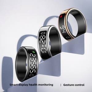 Anillo Inteligente SY01 con Pantalla Táctil, Base de Carga, Control de Páginas, Fotos, Monitor de Ritmo Cardíaco, Oxígeno en Sangre, Sueño, Control por Aplicación Android - Product Image 6