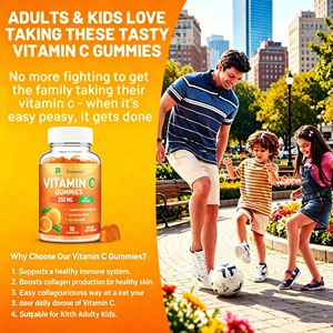 Daynee Vitamin <b>C</b> Gummies 250 Mg Per Serving 60 Vegan dietary supports cellular level defense skin health supplement Immune gummy - Product Image 2