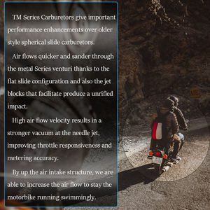 TM28 קרבורטור פחמימות זמין עבור <span class=keywords><strong>Mikuni</strong></span> <span class=keywords><strong>VM28</strong></span> TM28 <span class=keywords><strong>VM28</strong></span>-418 אופנוע קרבורטור תיקון ערכת שטוח שקופיות ביצועים 28mm 200cc - Product Image 4