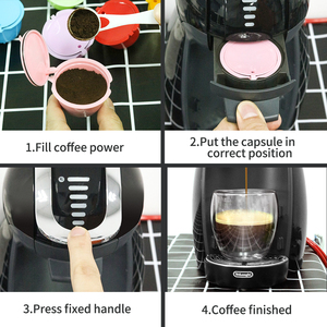 <span class=keywords><strong>Capsule</strong></span> de café rechargeable à prix avantageux, en plastique alimentaire réutilisable, pour Piccolo XS Genio - Product Image 6