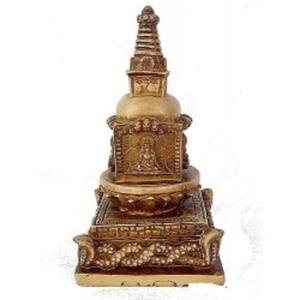 Newari Universe Buddhist Style <b>Resin</b> Crafts Stupas in Religious Style - Product Image 4