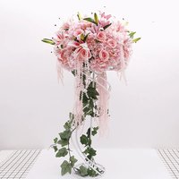 Direkt vom Hersteller Künstliche Blumenkugeln Hochzeits-Tischdekoration Seiden-Blumensträuße für Hochzeit Party Heim-Dekoration
