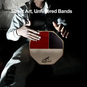 Gecko SD6 Boîte à <span class=keywords><strong>Cajon</strong></span> Polygonale Personnalisée Tambour Instrument de Musique Fait Main Bois <span class=keywords><strong>Percussion</strong></span> Voyage Portable Tambour Avec Sac De Rangement - Product Image 2