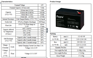 <span class=keywords><strong>12V</strong></span> 7AH <span class=keywords><strong>UPS</strong></span> 배터리 씰 납산 배터리 에너지 저장 시스템 - Product Image 2