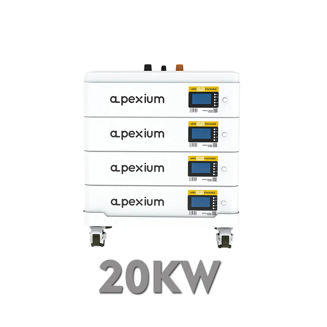 המחיר הטוב ביותר 48V 100ah 200ah 300ah 400ah ניתן לערום 5kwh 10kw 15kw 20kw LiFePO4 מארז סוללות לאחסון אנרגיה ביתי סולארי