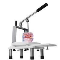 Machine à former des galettes de hamburger arrondies manuelle DAWNTECH, nouvelle, 220V, acier inoxydable 304, faible consommation d'énergie, haute vitesse, garantie de 3 ans
