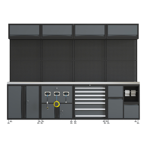 <span class=keywords><strong>Auto</strong></span>-Reparatur Multi-Modul-Kombi-Werkzeugschrank – Mobiler Werkstatt- und Garagen-Aufbewahrungswagen mit Rollen - Product Image 6