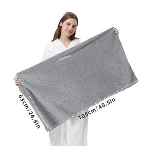 Trung Quốc Nhà Máy Bán Buôn Chất Lượng Cao Nhanh Chóng Làm Khô Tóc Khăn 80% Polyester + 20% Nylon Dệt Hot Bán Chăm Sóc Tóc Phụ Kiện - Product Image 2