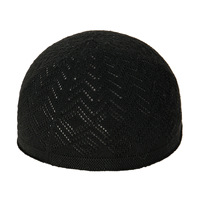 Turbante Árabe Musulmán de Color Sólido para Hombre, Redondo, de Chifón Transpirable, para Todas las Estaciones, Venta al por Mayor, Estilo Étnico Islámico de Poliéster