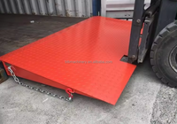 Rampe d'accès mobile industrielle BTB en acier au carbone pour conteneurs, chargement et déchargement par chariot élévateur, capacité de charge 6,5T/8T/10T