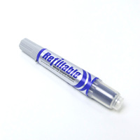 Marqueur pour tableau blanc rechargeable, grand volume, effaçable facilement, couleurs assorties, lavable, haute performance, fournitures de bureau, maison, école