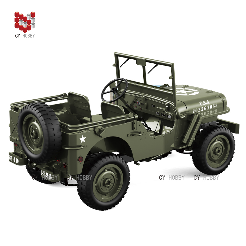 CYHOBBY 1:10 Willys RC for 4WD Electric Remote Control Stunt