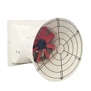Ventilador de escape Piggery de 660 /18 pulgadas de alta calidad para granja avícola, ventilador de escape de ventilación Frp de fibra de vidrio resistente a la corrosión