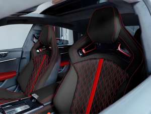 Sedile Sportivo di Lusso per Auto con Pannello in Fibra di Carbonio Personalizzato e Rivestimento in Pelle, <span class=keywords><strong>Sedili</strong></span> a Guscio RS Aggiornati per <span class=keywords><strong>Audi</strong></span> <span class=keywords><strong>A3</strong></span> A4 A5 A6 A7 Q3 Q5 Q7 Q8 - Product Image 6