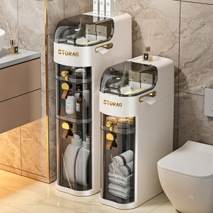 New Arrivals Manufacturer Plastic Rectangle <strong>Tall</strong> Slim <strong>Storage</strong> Cabinet with Large Capacity Waterproof Design for Kitchen <strong>Storage</strong> - Product Image 1