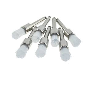 Orthodontics Flat-Top White Nylon Dental Polishing Brushes Cross-Border 100 Pieces/<b>Box</b> Oral Therapy Equipment & Accessory - Product Image 2