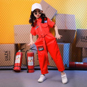 Ropa para Bebés, Ropa Infantil China, Traje de Bombero Rojo y Azul, Mono, Camisas, 1 Conjunto para Niñas - Product Image 5